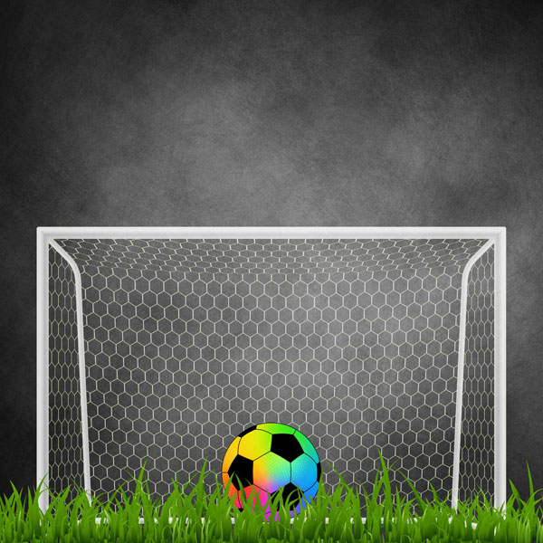 SCRAPBOOK CUSTOMS 12X12 SOCCER NEON 1