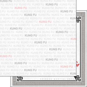 SCRAPBOOK CUST 12X12 KUNG FU ADDICT 1