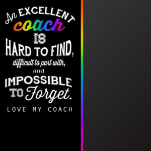 SCRAPBOOK CUSTOMS 12X12 COACH NEON QUOTE