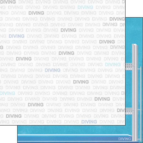 SCRAPBOOK CUSTOMS 12X12 DIVING ADDICT 1