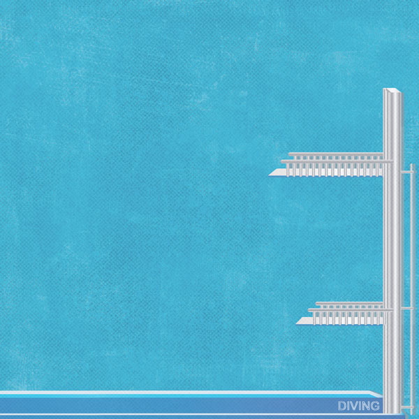 SCRAPBOOK CUSTOMS 12X12 DIVING ADDICT 1