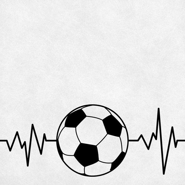 SCRAPBOOK CUSTOMS 12X12 SOCCER NEON 6