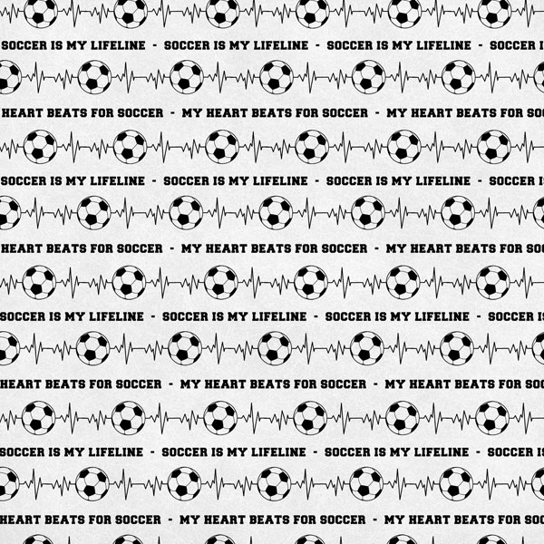 SCRAPBOOK CUSTOMS 12X12 SOCCER NEON 6