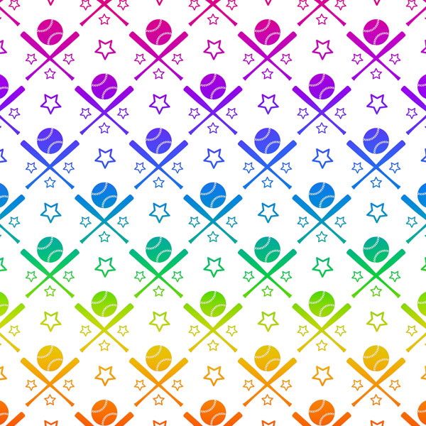 SCRAPBOOK CUSTOMS 12X12 SOFTBALL NEON 1