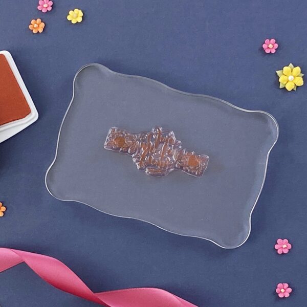 Tonic Studios Acrylic Stamping Block-4X6
