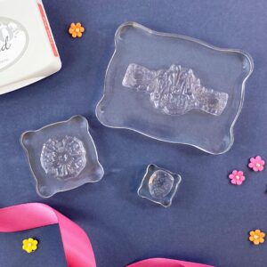 Tonic Studios Acrylic Stamping Blocks Collection 1"X1", 2"X2", 3"X4"