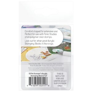 Tonic Studios Acrylic Stamping Block 2X2