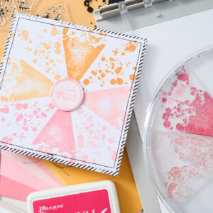 Sizzix A5 Clear Stamps 5PK w/6PK Framelits Build-a-burst | Painterly By 49 and Market