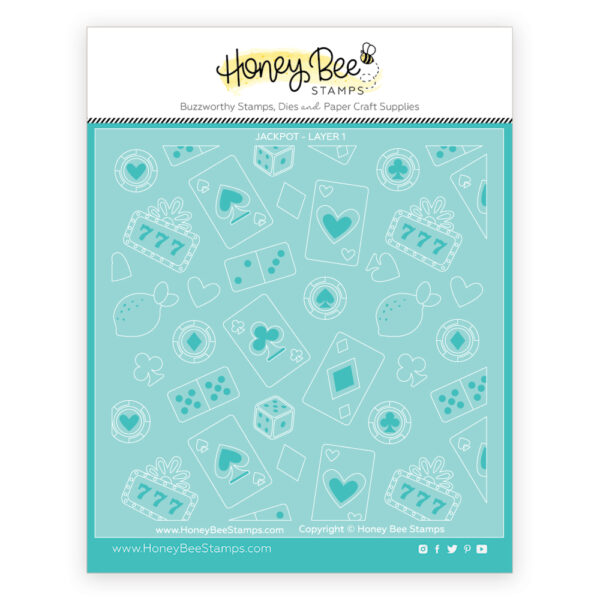 Honey Bee Stencil Jackpot Layering