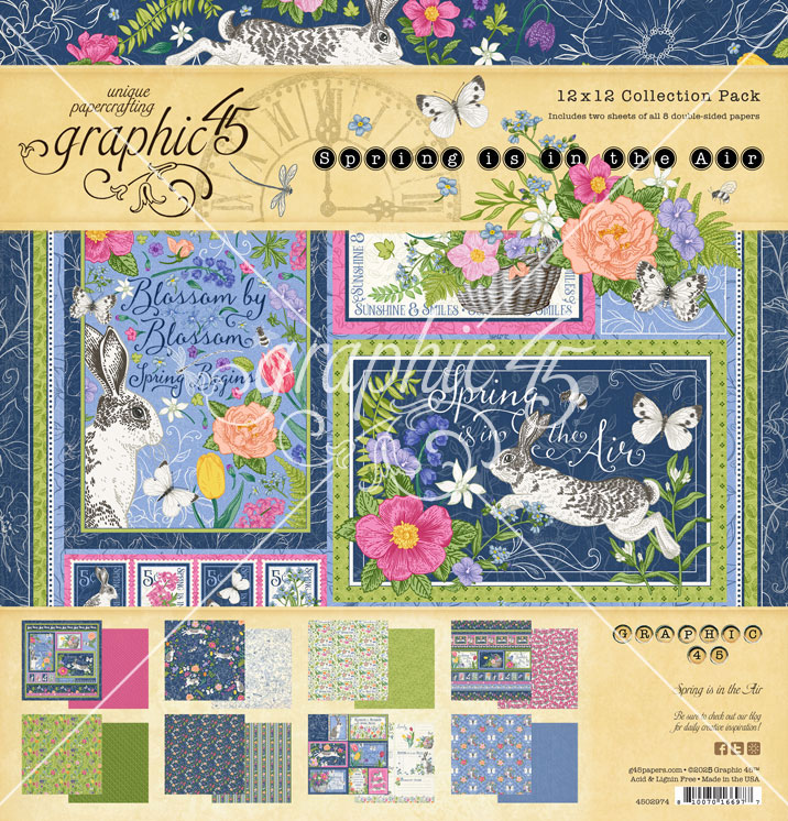 Graphic 45 Spring Is in the Air 12X12 Collection Pack