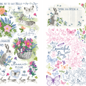 Graphic 45 Spring Is in the Air Rub-on Transfers