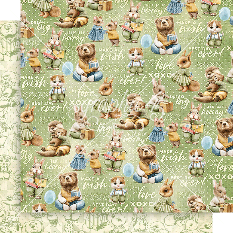 Graphic 45 Hip Hip Hooray 12X12 Friends Forever