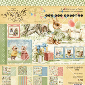 Graphic 45 Hip Hip Hooray 8X8 Collection Pack