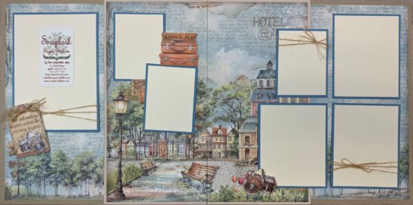 Stamperia the Art of Traveling Quad Kit Stamperia the Art of Traveling Quad Kit