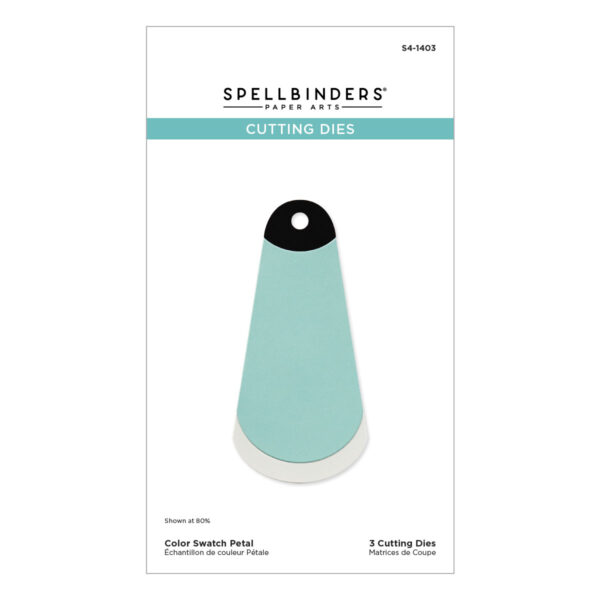 Spellbinders Color Swatch Petal Etched Dies From the Colorwheel Swatch Party Collection