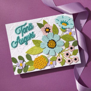 Spellbinders Italian Everyday Sentiments Etched Dies From the International Sentiments Collection