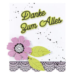 Spellbinders German Everyday Sentiments Etched Dies From the International Sentiments Collection