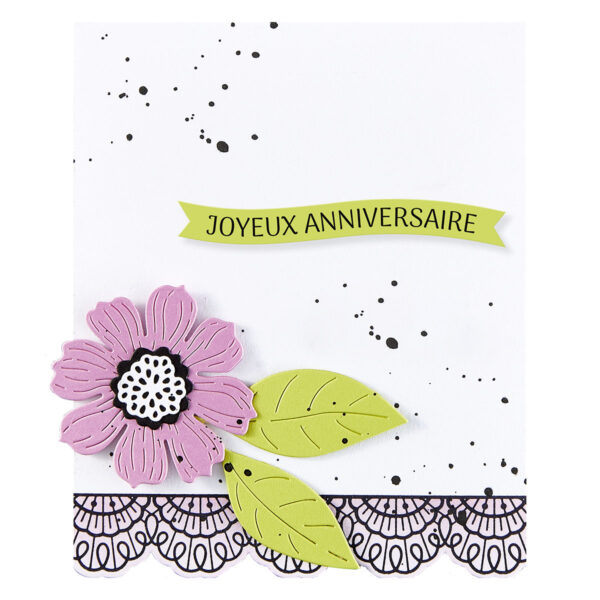Spellbinders French Sentiments Betterpress Plate & Die Set From the International Sentiments Collection