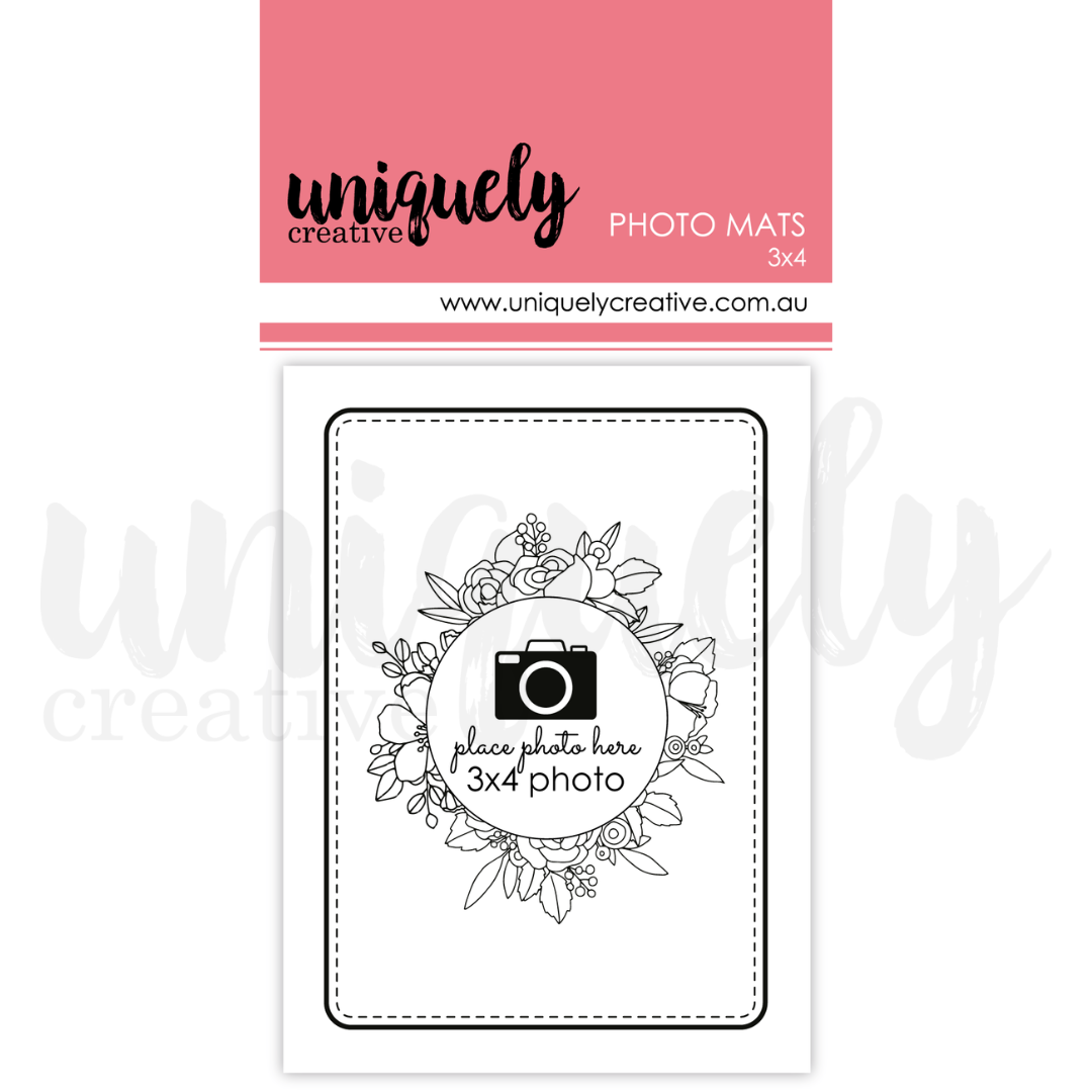 Uniquley Creative Photo Mats 3X4