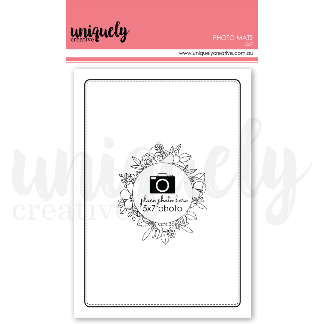 Uniquley Creative Photo Mats 5X7