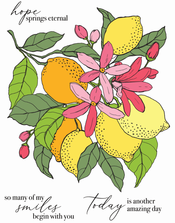 LDRS Stamp Fruit Tree