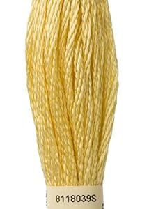 DMC FLOSS LIGHT STRAW