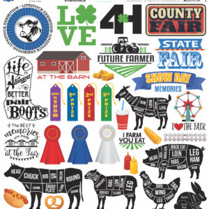 Reminisce Farmanimal 12X12 Sticker