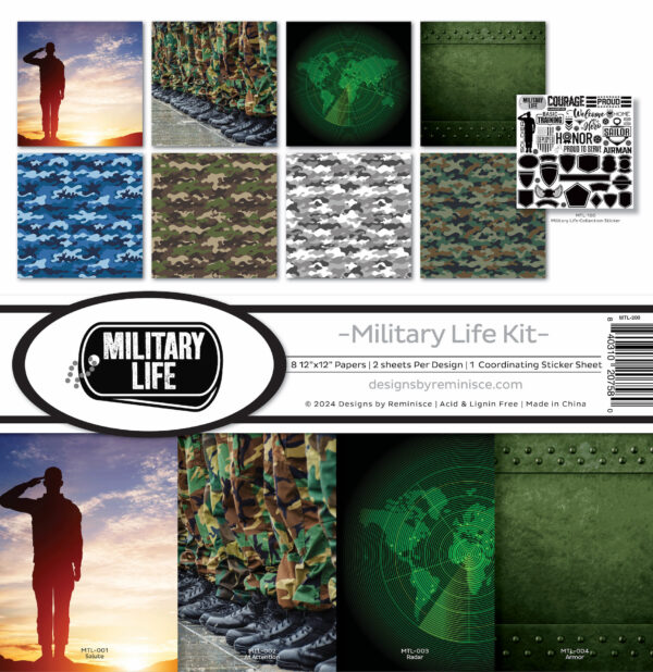 Reminisce Military Life Collection Kit Reminisce Military Life Collection Kit