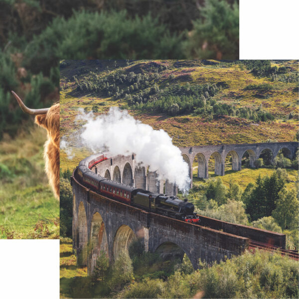 Reminisce Scotland and Wales 12X12 Glenfinnan Viaduct Reminisce Scotland and Wales 12X12 Glenfinnan Viaduct