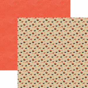 Reminisce Sushi 12X12 I Love Sushi