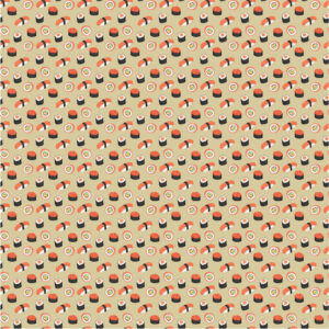 Reminisce Sushi 12X12 I Love Sushi