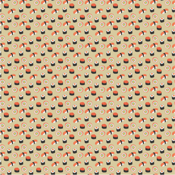 Reminisce Sushi 12X12 I Love Sushi