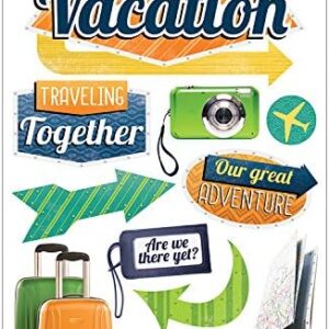 PAPER HOUSE 3D STICKER FAMILY VACATION