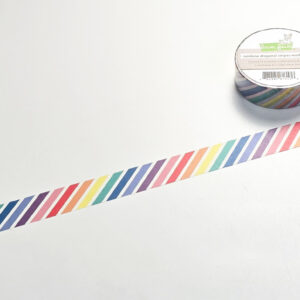 LF Washi Rainbow Diagonal Stripes