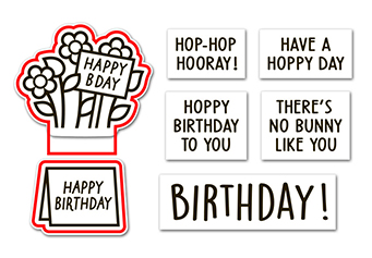 LF Die Spring Basket Add-on: Birthday