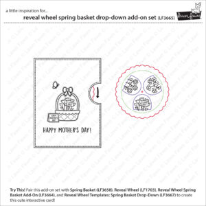 LF Die Reveal Wheel Spring Basket Drop-down Add-on Set