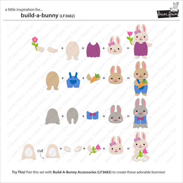 LF Die Build-a-bunny