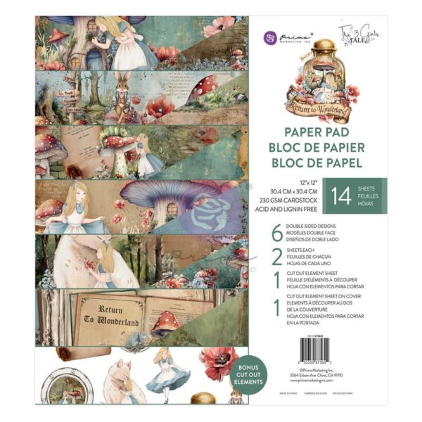 PRIMA RETURN TO WONDERLAND 12X12 COLLECTION KIT PRIMA RETURN TO WONDERLAND 12X12 COLLECTION KIT