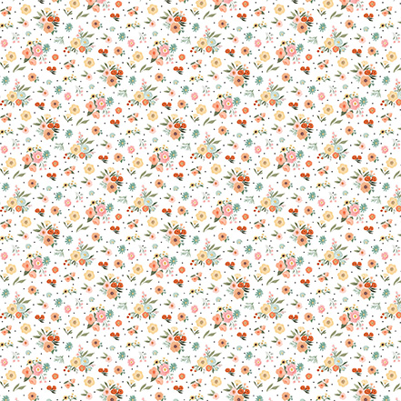Carta Bella That's My Girl 12X12 Little Dreamer Floral