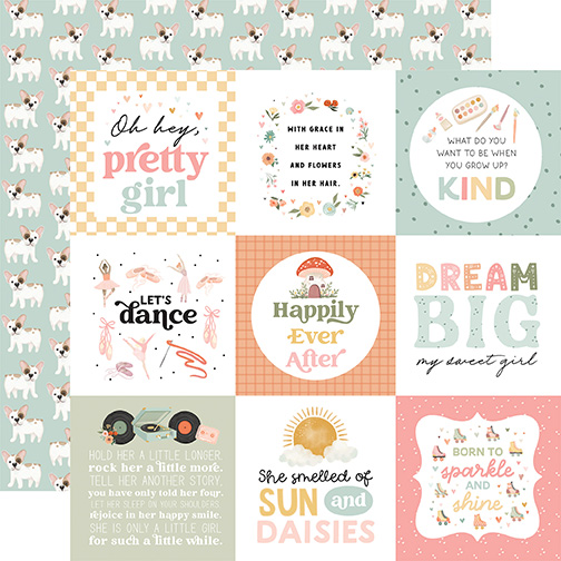 Carta Bella That’s My Girl 12X12 4X4 Journaling Cards Carta Bella That's My Girl 12X12 4X4 Journaling Cards