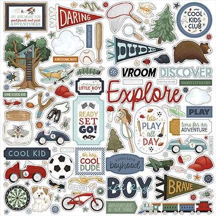 Carta Bella That's My Boy Element Sticker