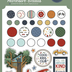 Carta Bella That's My Boy Adhesive Brads