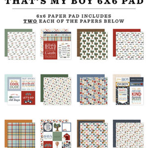 Carta Bella That's My Boy 6X6 Paper Pad
