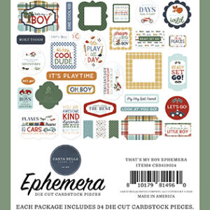 Carta Bella That's My Boy Ephemera
