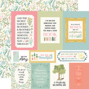 Carta Bella Secret Garden 12X12 Multi Journaling Cards