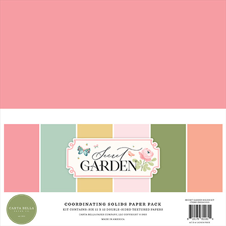 Carta Bella Secret Garden Solids Kit Carta Bella Secret Garden Solids Kit