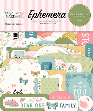 Carta Bella Secret Garden Ephemera