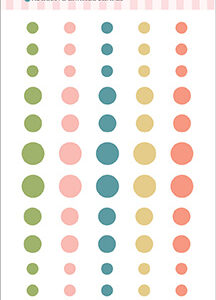 Carta Bella Secret Garden Enamel Dots