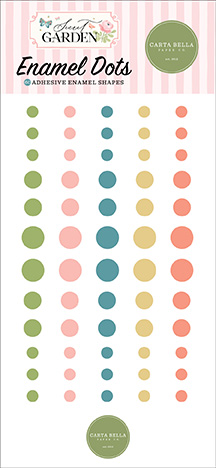 Carta Bella Secret Garden Enamel Dots Carta Bella Secret Garden Enamel Dots