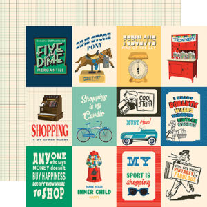 Carta Bella Mercantile 12X12 3X4 Journaling Cards